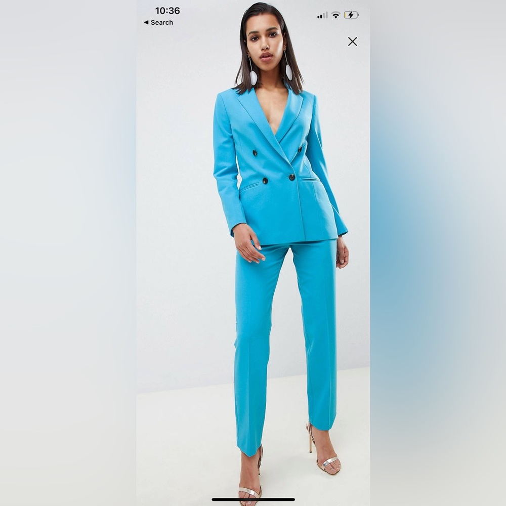 Asos Teal Full Suit